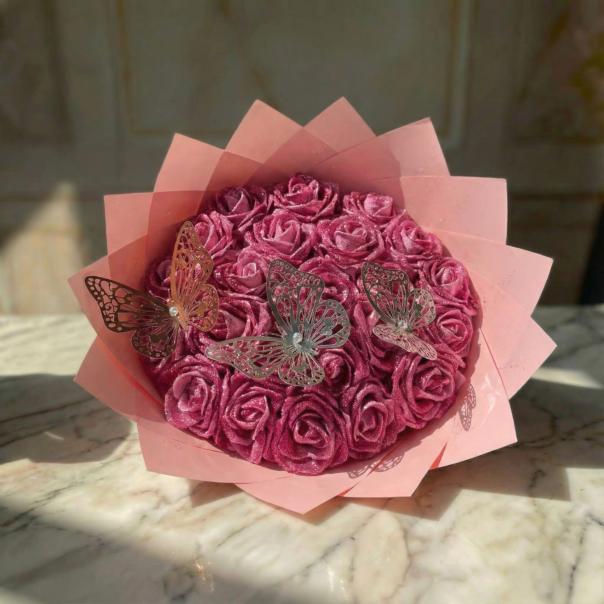 All in pink Bouquet S