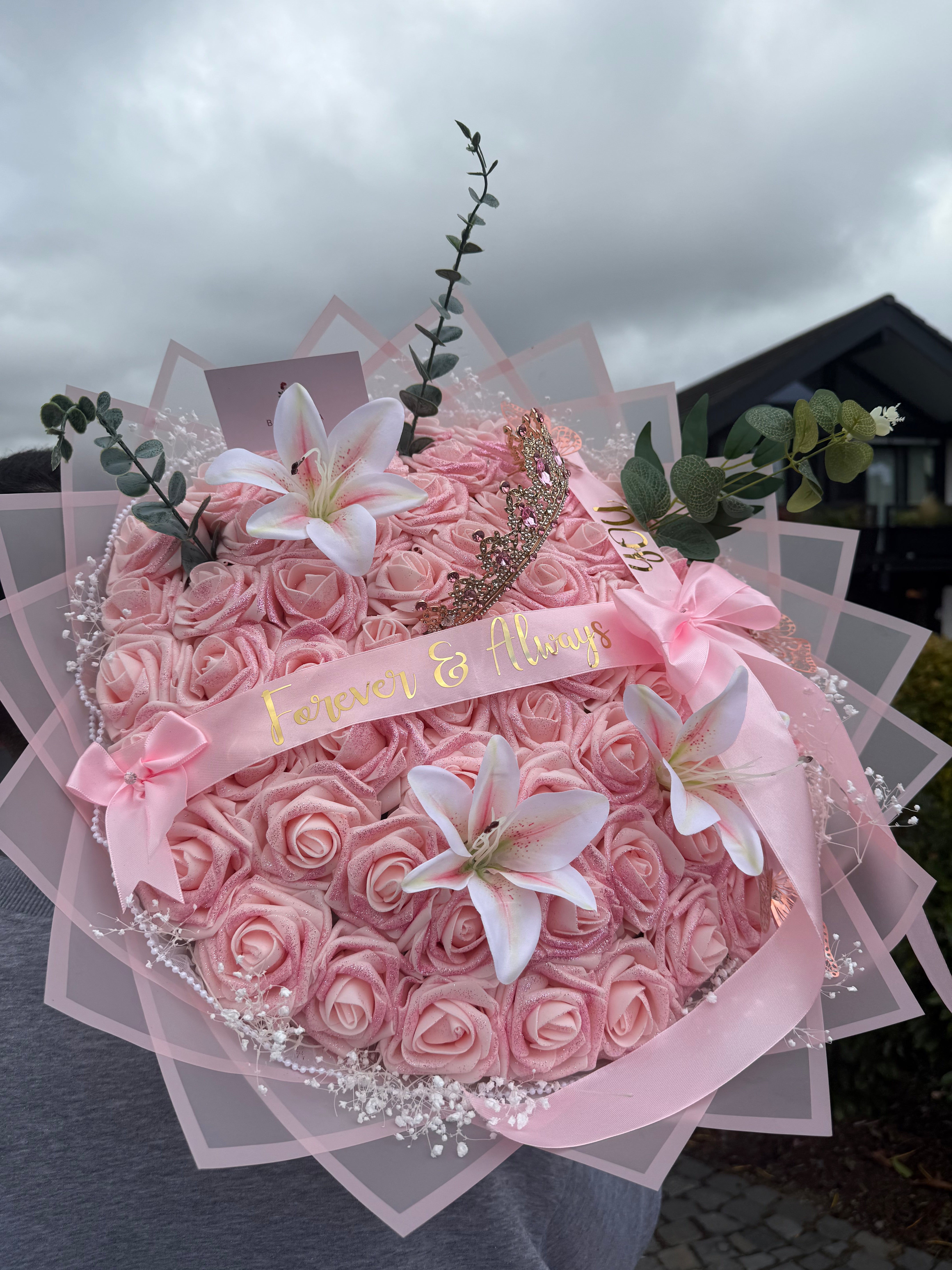 Rosé Promise Bouquet  L