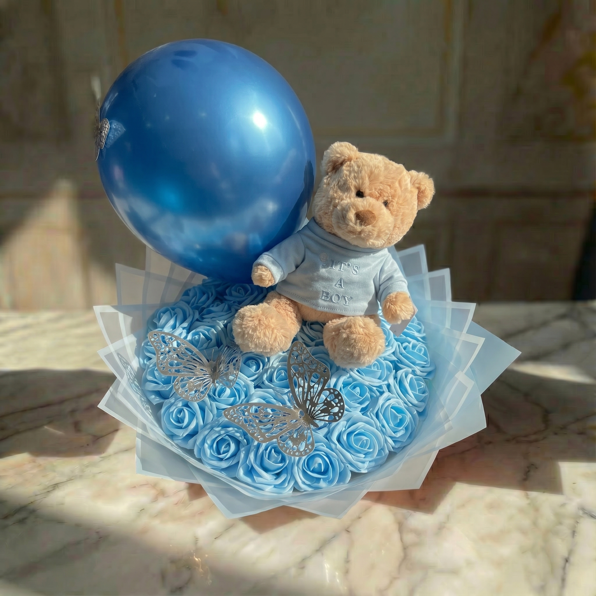 Welcome Little Boy  Bouquet M